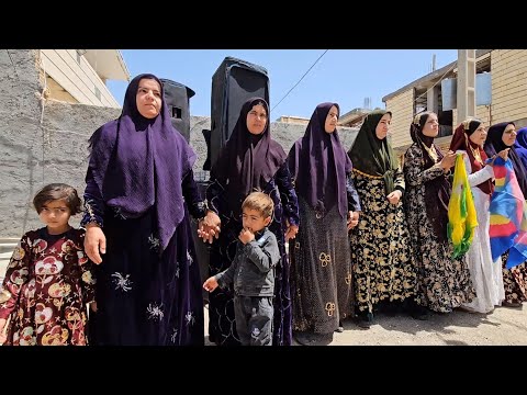 The bride's transfer to the groom's house Kulthum in the
