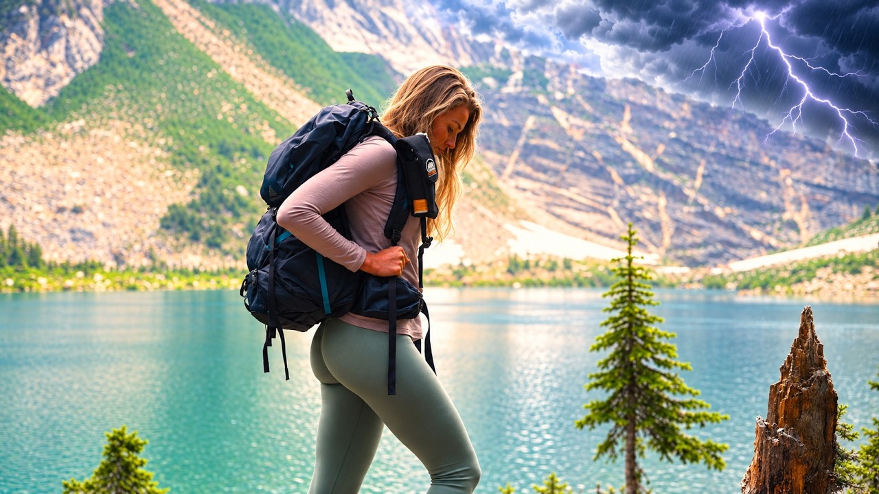 48 Hours Alone in the Mountains Thunderstorms, Alpine Lakes