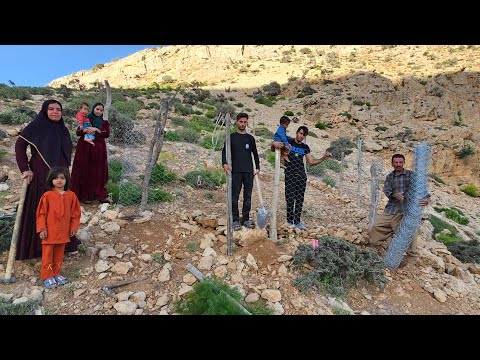 Kulthum's big project in the mountains: Building a place