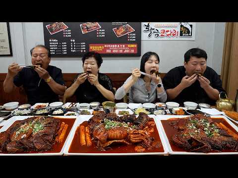 밥도둑코다리조림에 반찬과 막걸리까지 무한리필! 가족 외식으로 좋은 황금코다리 먹방! (매콤한 코다리조림)