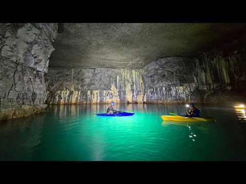 400Ft Deep Lake Found Inside A Giant Limestone Mine