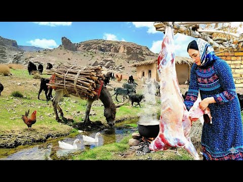 Village Life In Iran: Amazing Cooking & Donkey Riding