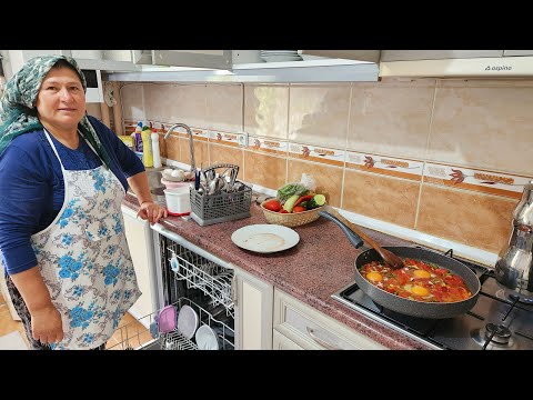ESKİ MUTFAĞIMDA SABAH KAHVALTI HAZIRLIĞI