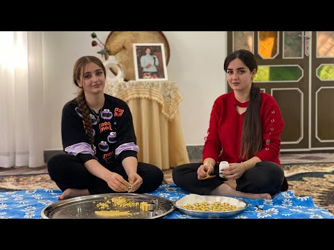 Village Girls Making Traditional Sweets: Shakar Charki in