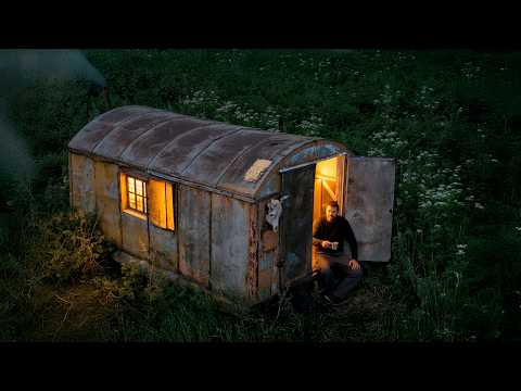 Surviving Alone in a Ruined Trailer Forest Renovation &