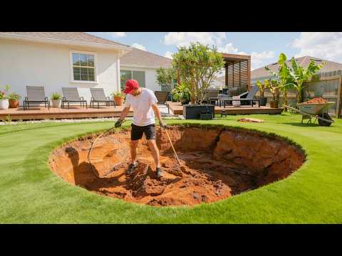 Contractors Asked $150,000 for This Backyard So He Built It