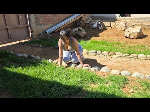 Le pongo césped NATURAL a mi CASA de CAMPO