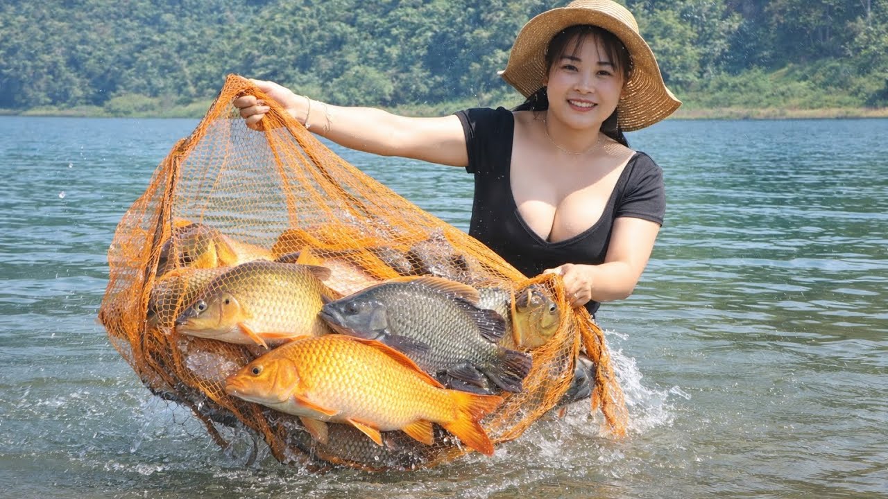 Survival Fishing on a Hydropower Lake Beautiful Village