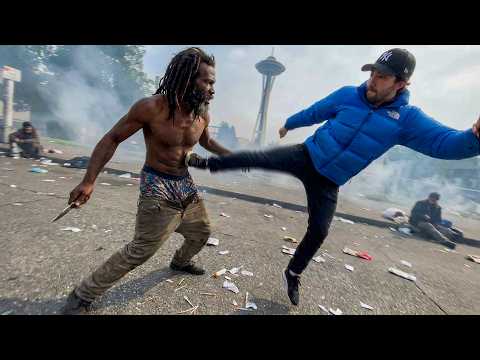 I Confronted Drug Addicts in Seattle *attacked*