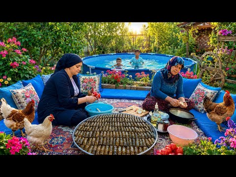 Köy Yaşamı Akşam Yemeği \ Village Life Traditional Dinner