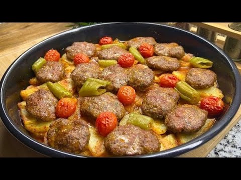 Fırında Köfte Patates - Köfte Tarifi - Kızartma Tadında