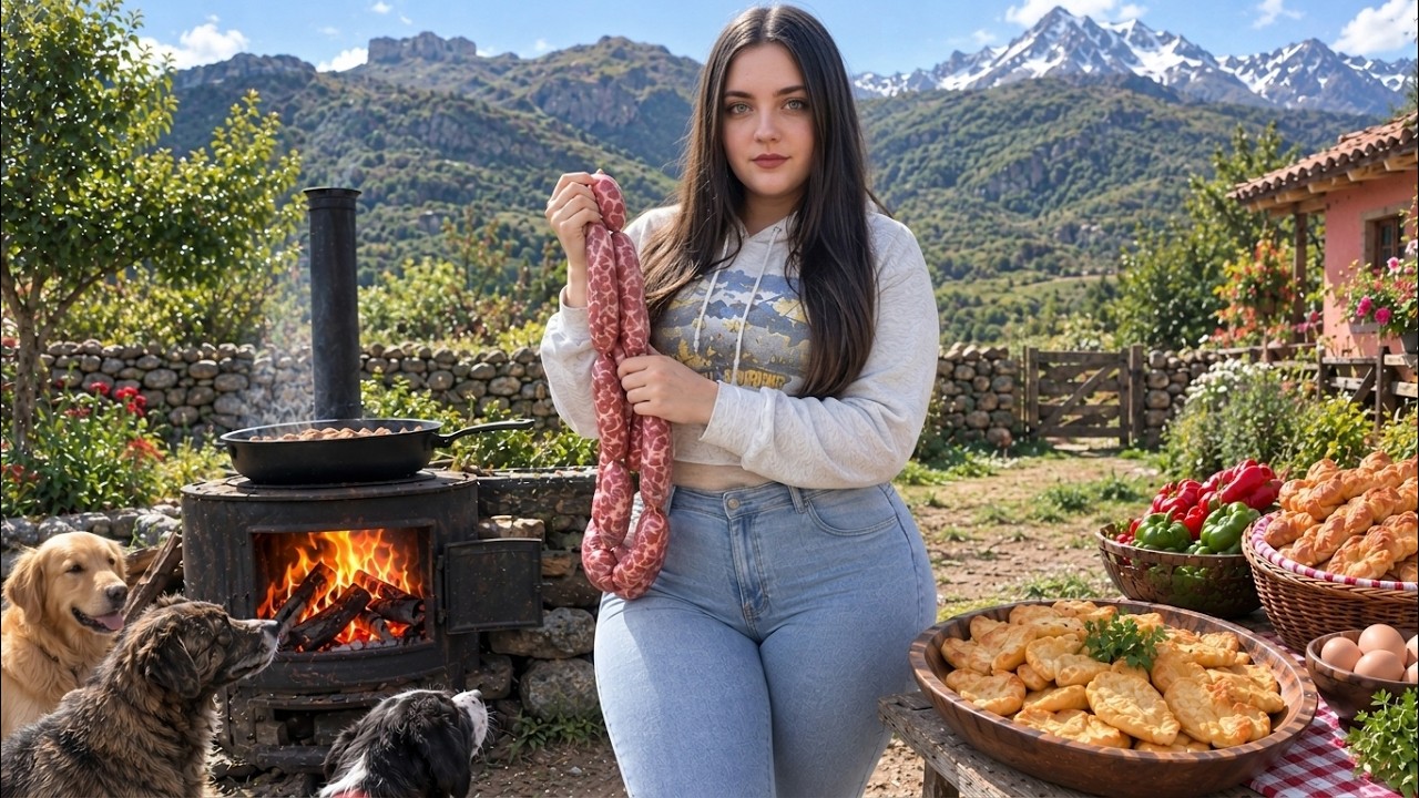 Village Life ARGENTINA FIRE-COOKED CHORIZOS +HEART-SHAPED