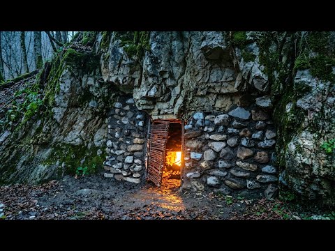I Built a Secret Shelter Deep in the Forest | Solo Bushcraft