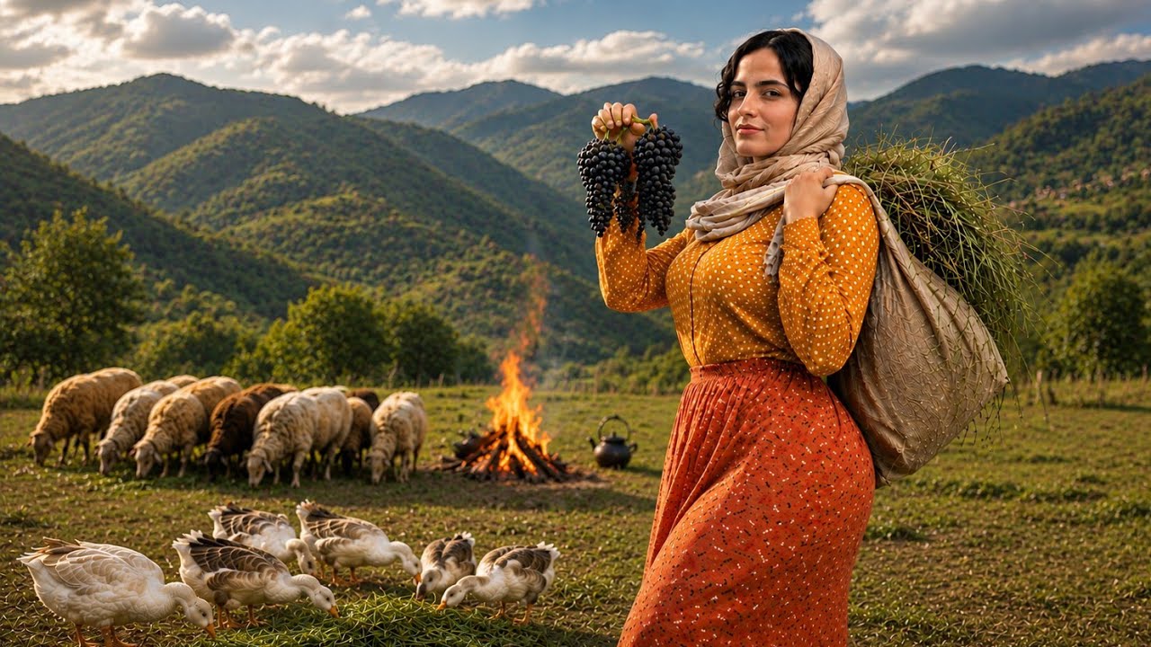 Village Life in Iran the Hard Daily Life of a Rural Girl