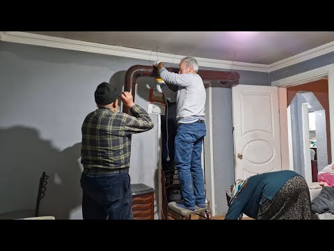 AKŞAM AKŞAM BÜYÜKLERİMİZİN SOBALARINI TEMİZLEDİK TÜTÜYORDU
