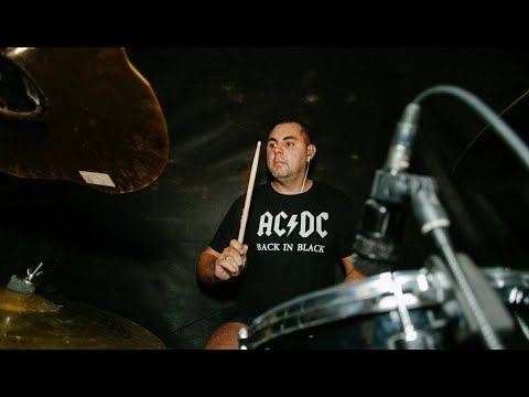 Dima from Life in the Wild on the drums