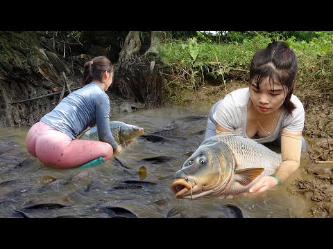 TOP VIDEOS: Young Girl's Fishing in River and Lakes,