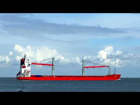 Schiffe vor Cuxhaven