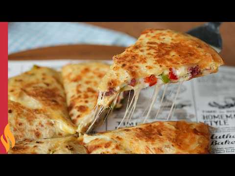 Lavaş Arası Pizza Tarifi Tavada 10 Dakikada Hazır!