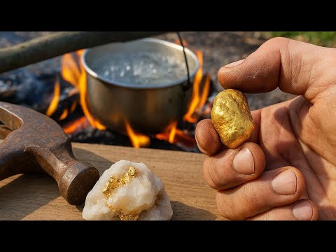 Don’t Miss This: Extracting Gold with Just Fire and Water
