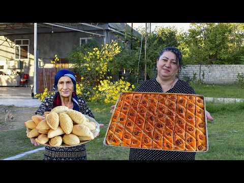 Grandma Makes Baklava with Her Own Hands | Traditional