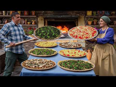 Rustic Pies with Wild Nettle Filling: Traditional