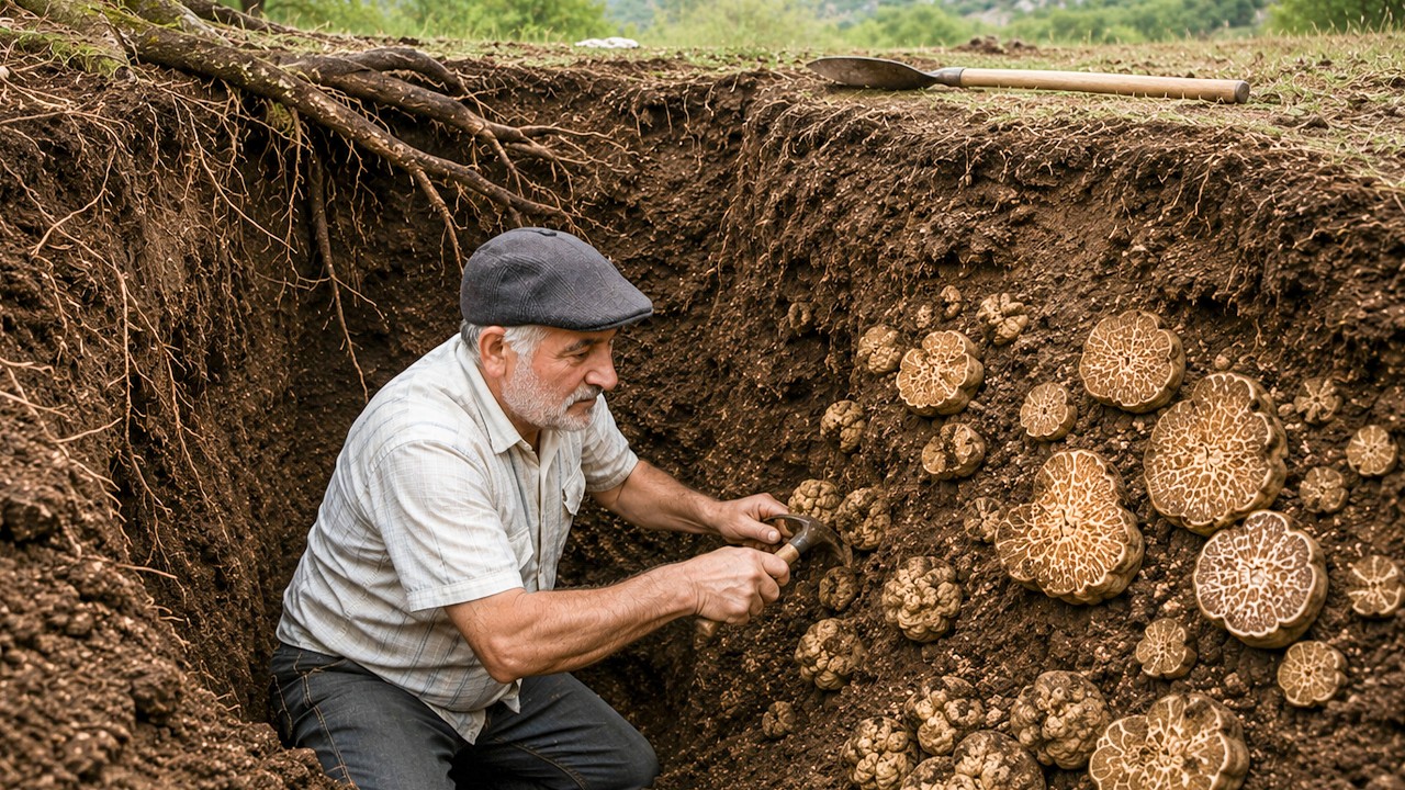 Dad Finds World's Most Expensive Truffle While His Wife Is