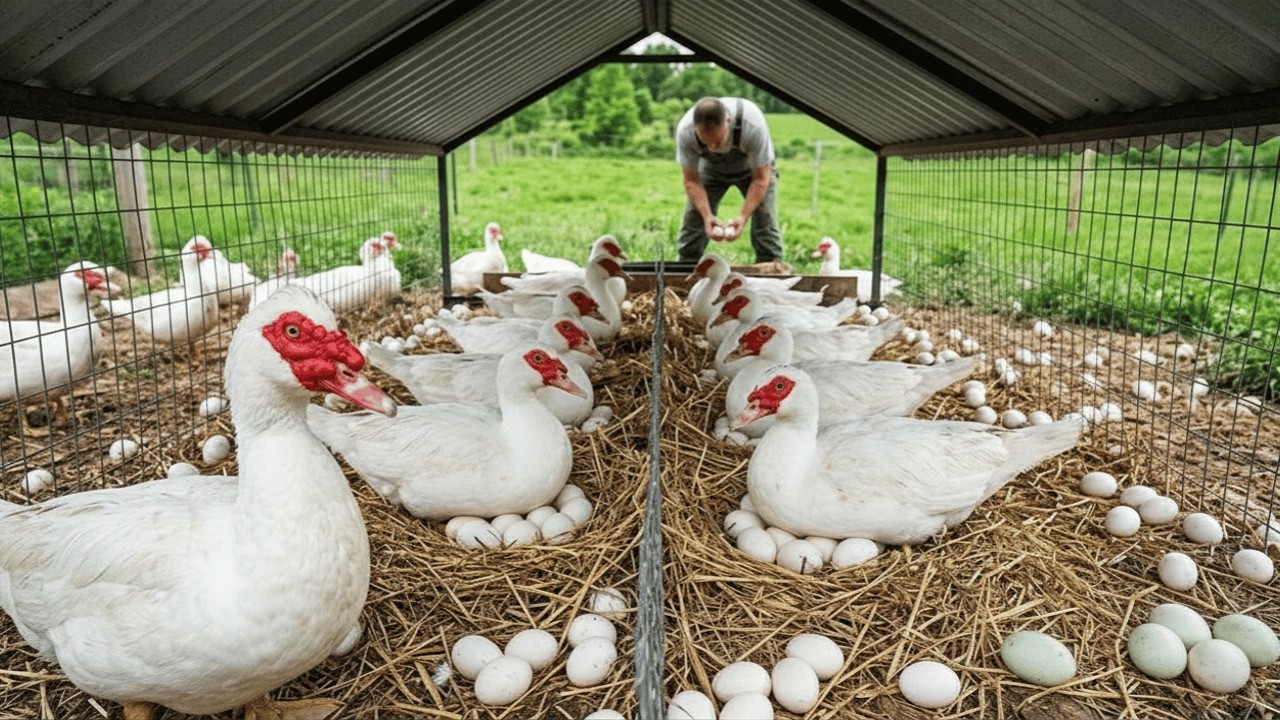 Harvesting Muscovy Duck Eggs How to Raise Muscovy Ducks