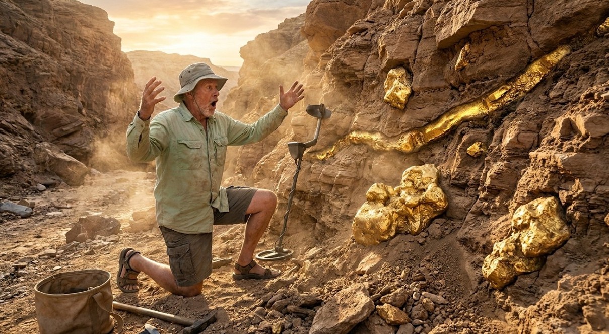 Digging Up Millions in Gold Finding a Massive