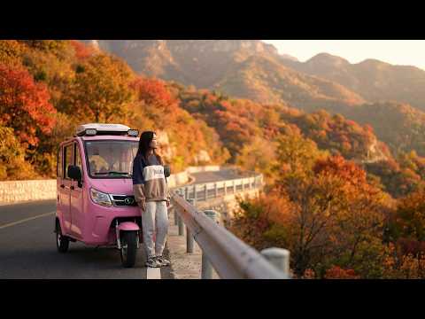Soft Autumn Light Slow Mountain Journey on My 3-Wheel