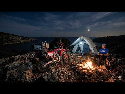 MİLYON YILDIZLI ISSIZ OTELDE MOTOSİKLETİMLE BİR GECE KAMP