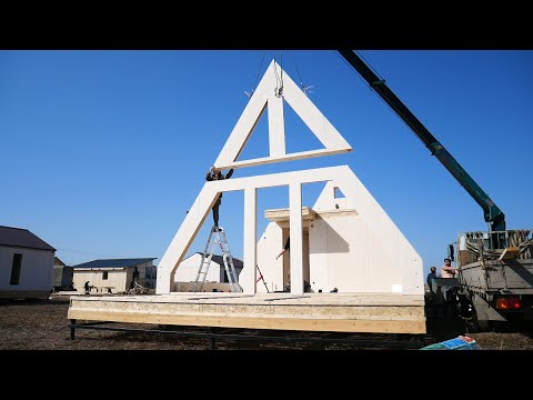 How to build a house in 1 day Fastest construction