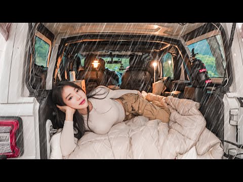 CAMPING IN THE RAIN CLOUDS ON THE MOUNTAIN TOPㅣSounds Of