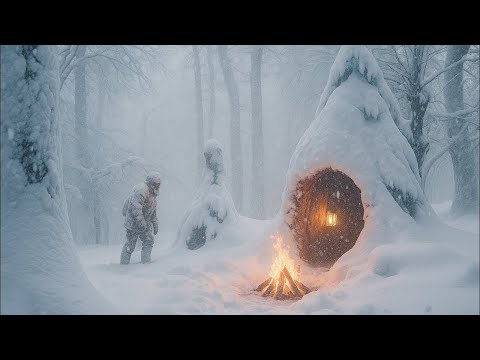 Surviving a −27°C (−17°F) Blizzard Alone in a Hot Tent-