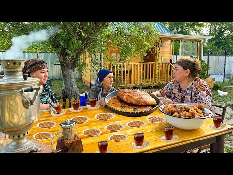 Making Azerbaijani Helva and Traditional Sweet Bread