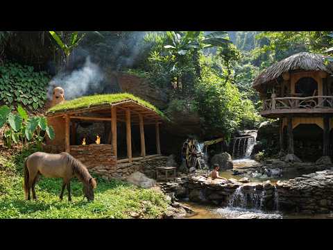 Building a Stone & Earth Fireplace Traditional Building