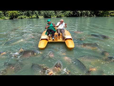 Fishing in Azerbaijan Fish Farm Adventure & Traditional
