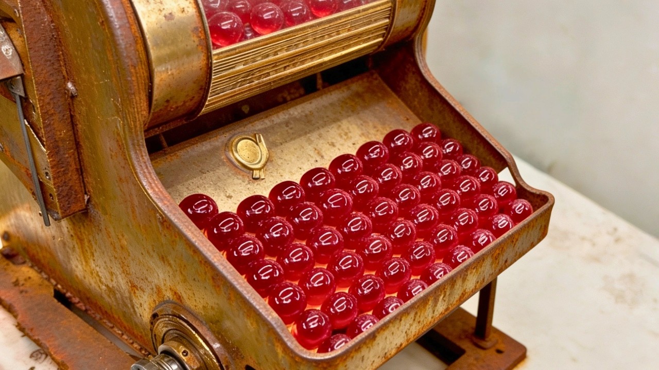 Man Restores 1870s Candy Machine Back To Life FULL ASMR