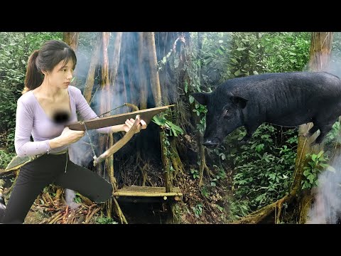 Hunting wild boar with crossbow - Build safe haven at the