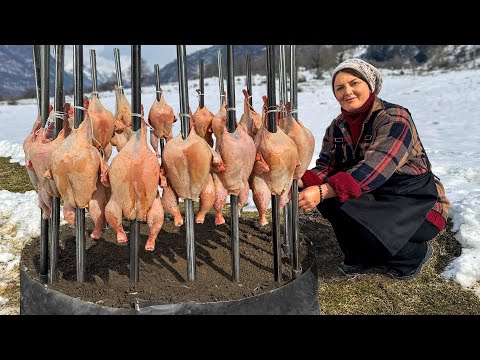 20 Juicy Chickens Fried On A Campfire Everyone Will Love