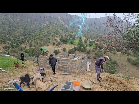 Surviving a Storm in Zagros Nomadic Family Fights the