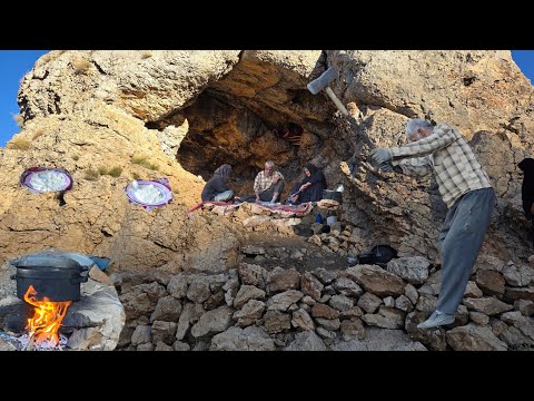 Cave life Cave reconstruction, traditional food and the