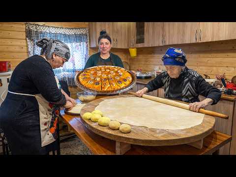 Traditional Azerbaijani Walnut Baklava | Village Life Like