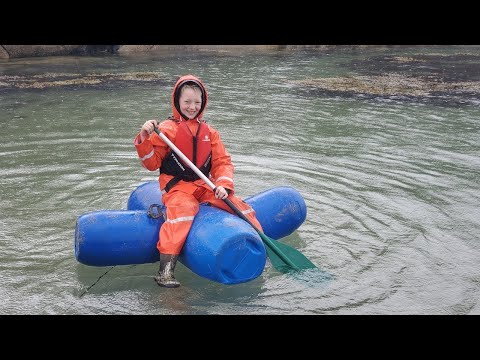 Survival Camping on Remote Scottish Island with My Son