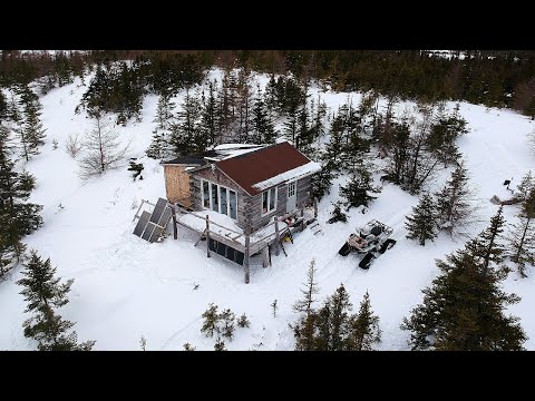 Remote Off Grid Cabin in the Newfoundland Wilderness - Deep
