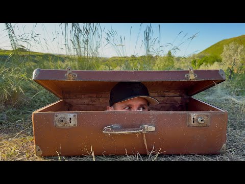 Building a secret shelter, extreme survival, dugout in a