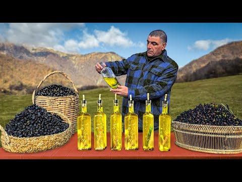 Making Extra Virgin Handmade Olive Oil Ancient Traditional