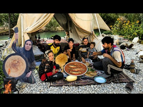What Did the Nomadic Family Cook with This River Fish?