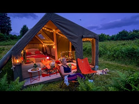 20 m2 1+1 Şişme Çadırda Lüks Kamp