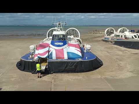 Hovertravel hovercraft, Ryde, Isle of Wight, May 2026